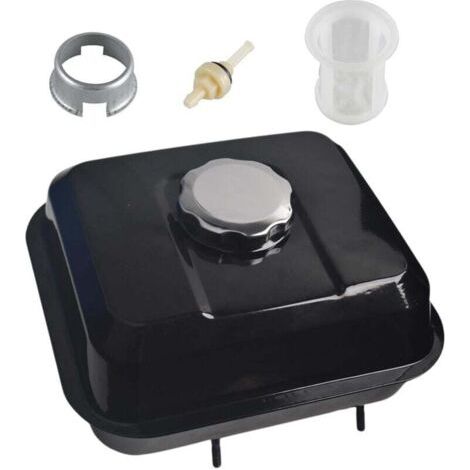 Réservoir de carburant pour moteur Honda GX160 5.5HP GX200 6.5HP GX140 avec bouchon de réservoir de carburant filtre à gaz remplace 17510-ZE1-020ZA Noir (1/4)