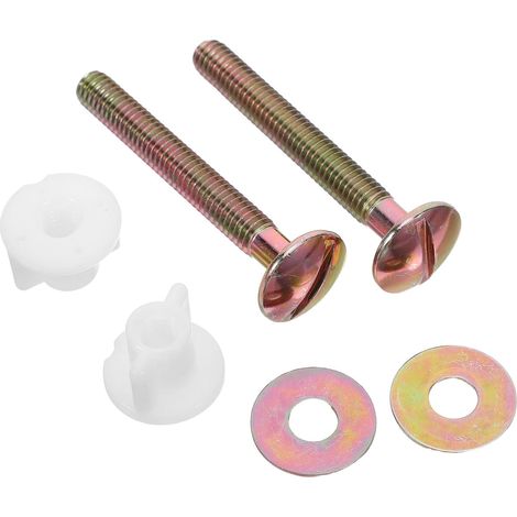 mit 2 WC Sitzbefestigungsschrauben 5 16 x 65 mm hochfeste