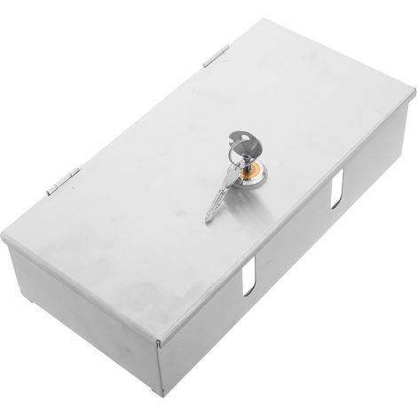 Cache de Prise Électrique Extérieur en Acier Inoxydable, Boîtier Étanche avec Double Prise, Montage en Saillie ou Encastré, pour Équipements Extérieurs (1/5)