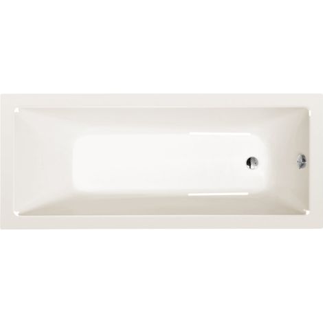Baignoire rectangulaire NOEMI 170x70x39cm, ivoire (1/2)