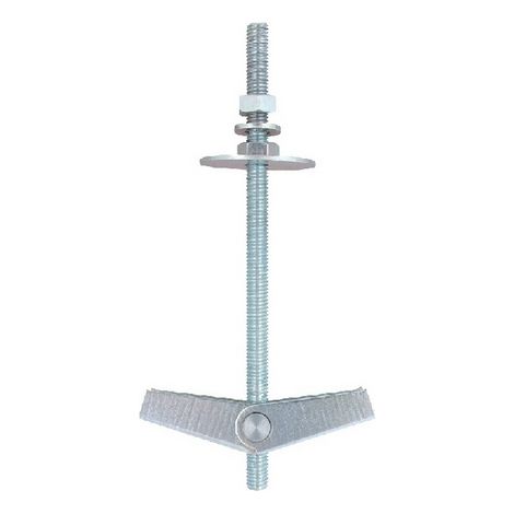 Ancora metallica a scatto barra filettata am  M4x80 Foro 12FRIUL (100 pezzi )
