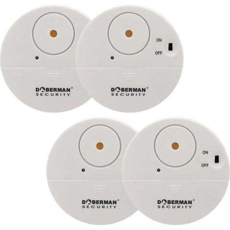 Alarme de fenêtre ultra fine - Alarme puissante de 100 dB et capteurs de vibrations - Design moderne et ultra fin (1/5)
