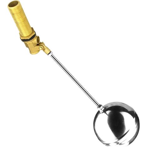 Robinets à flotteur en laiton à filetage mâle 1/2 pouce haute efficacité pour réservoirs d'eau chaude et froide. Installation facile. Multicolore. Valve d'origine 7CM 3 (1/5)