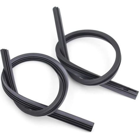 KZQ Protezione tergicristallo per auto, 2 pezzi in PVC per parabrezza anteriore, foro per braccio tergicristallo, foro grande 3,8 cm (1/4)