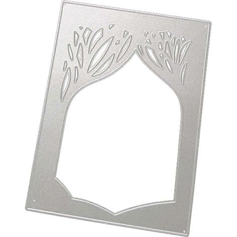Postkartenmotiv mit Bäumen – Metallstanzformen, Schablone für DIY-Scrapbooking-Album, Papierkartenform