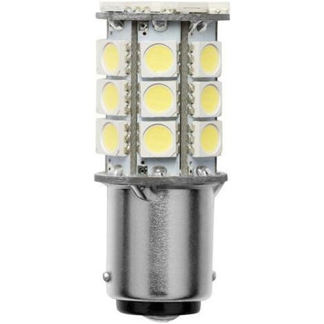Barthelme 52143015 Voyant de signalisation LED blanc lumière du jour BA15d 10 V/DC, 30 V/DC, 10 V/AC, 18 V/AC 350 lm (1/2)