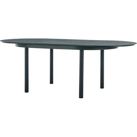 Tavolo da pranzo da giardino allungabile in alluminio L.170/240 cm Antracite LOTTYS di MYLIA (1/5)