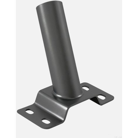 Soporte pared farola gris 15x5,8x5,8cm