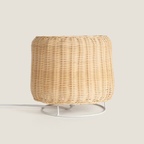 Lampada da Tavolo Rattan Gondia Naturale (1/5)