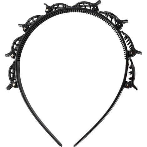 Épingle à cheveux pour double frange, diadème à épingles, diadème à torsades et clips, diadème à pinces, diadème tressé coréen (1/5)