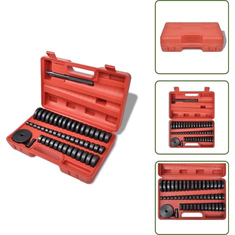 Ensemble de palier de coussinet Disques 18 – 65 mm 51 pcs - Outil Mécanique - Jeu De Palliers - Kit De Réparation Automobile - Outillage Auto - Entretien Véhicule (1/5)