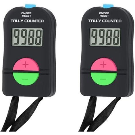 Compact digital counter, electronic manual addition/subtraction counter, hand counter for golf