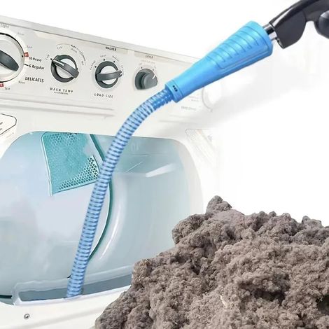 KAKET Kit de Nettoyage pour Ventilation de Sécheuse – Accessoire Aspirateur Flexible avec Fil Guide et Tuyau pour Éliminer les Peluches (1/5)
