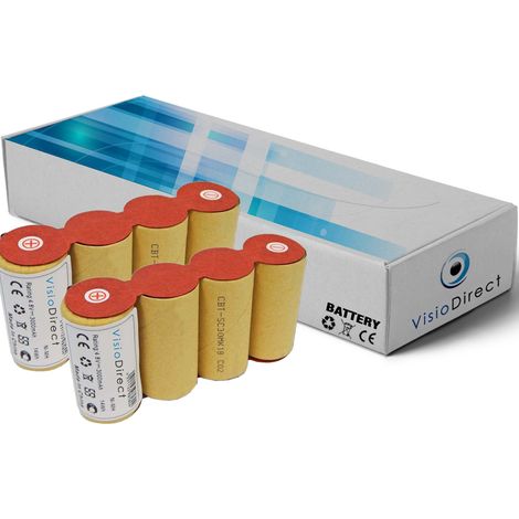 Lot de 2 batteries pour Karcher k85 4.8V 2000mAh Balai électrique (1/2)
