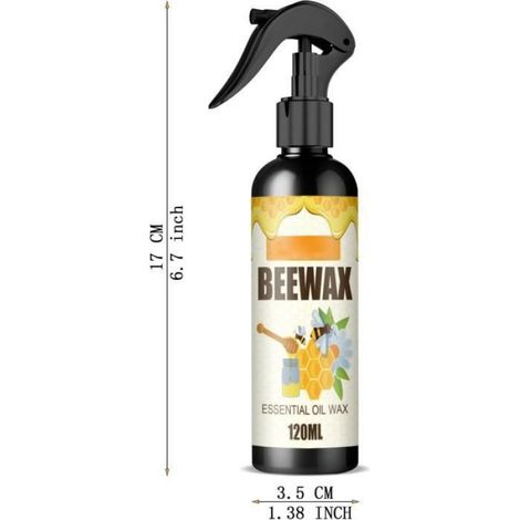 Nettoyant et polisseur pour meubles en cire dabeille - 2Pcs - Beeswax Spray Furniture Polish - Bois brut - Cir TRAITEMENT (1/4)