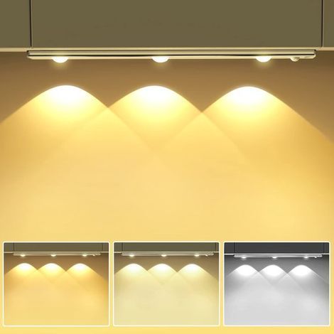 40 cm LED-Küchenschrankbeleuchtung mit Bewegungsmelder - Schrankbeleuchtung - Dimmbare Schrankbeleuchtung 3000K/4000K/6000K - LED-Streifen für Schränke, Kleiderschränke usw. (1/5)