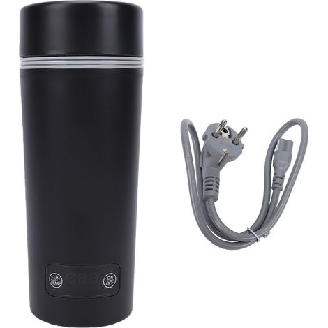 Bollitore Elettrico Portatile 350ml – Riscaldamento Rapido in 6 Minuti, Display LCD e Spegnimento Automatico – Acciaio Inossidabile – Design Elegante e Compatto – Ideale per Viaggi d'Affari e Campeggi (1/4)