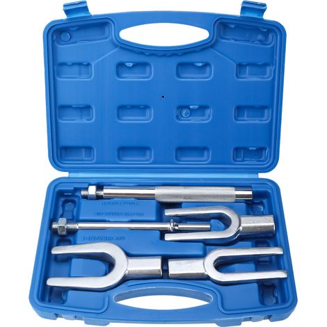 Ensemble de 5 outils de séparation de rotule avec fourche, extracteur de biellette et bras Pitman pour voitures et camions légers, 17,4 23,8 28,5 mm avec adaptateur pour marteau pneumatique (1/5)