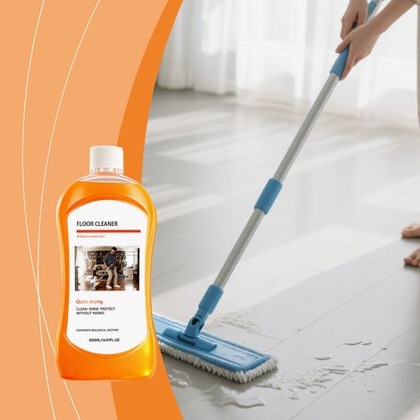 Floor cleaner for daily cleaning, removing dirt and brightening, suitable for various floor types, floor and home care cleaner - 500ML (1/5)