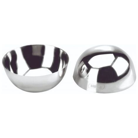 ibili Molde media esfera plateado 8 cm diámetro
