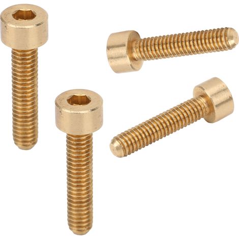 50 Stück Innensechskantschrauben, Kupferbefestigungselemente, Hardware-Werkzeuge, Industriebedarf M4M4x18 (1/5)