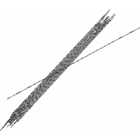 Lot de 12 lames de scie à chantourner avec dents en spirale pour bois, métal, plastique, sciage, sculpture, convient à la plupart des marques de scie Bosch, Dewalt, Makita, etc.