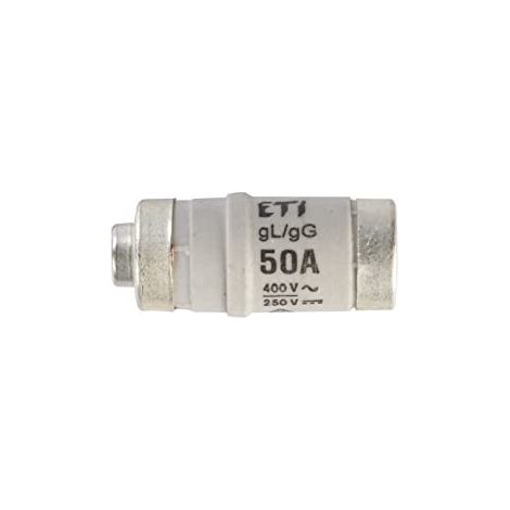 FUSIBLE D02 50 A GG 400 V CA/250 V CC E18 002212004 ETI-POLAM 5904722906112