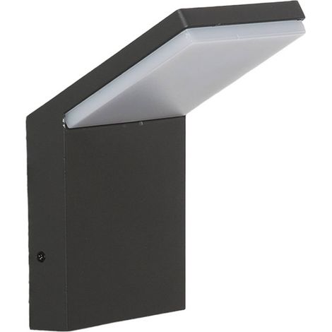 LED-vägglampa utomhus "NEVIO" aus aluminium / grå / zink von Lucande