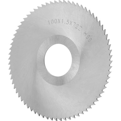 Lame de scie circulaire à disque, lame de coupe, outil de fraisage en acier rapide, 100 x 1,5 x 27 x 72 dents (1/5)