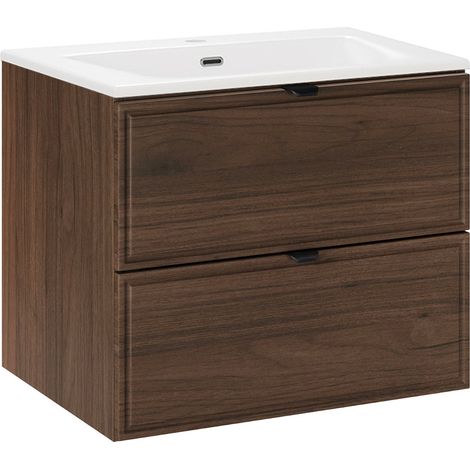 Mobile bagno con lavabo Elias marrone 60cm (1/5)