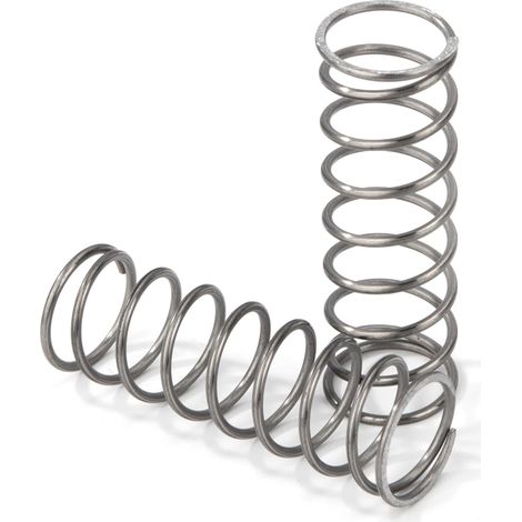 4 Pièces - Ressort de compression - Acier inoxydable - Haute résistance et élasticité - Pour appareils électroménagers et équipements mécaniques - Couleur acier - 1,2x12x45 cm