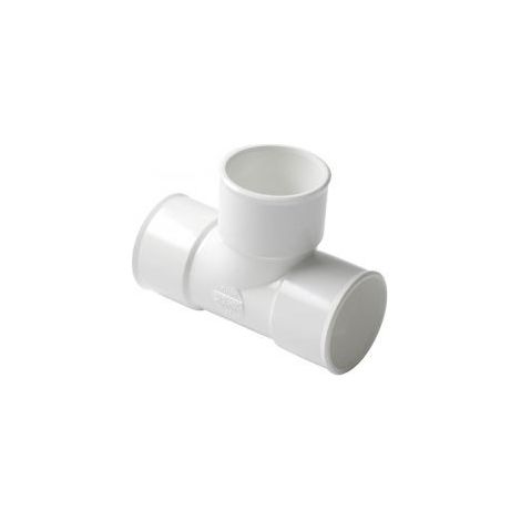 Nicoll - Té pied de biche Ø40mm PVC blanc - TH188BL (1/3)