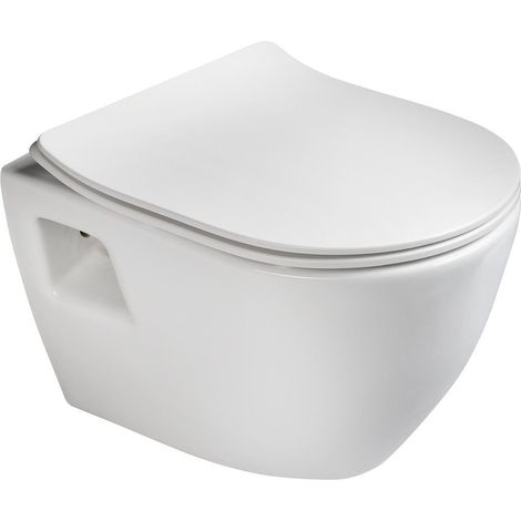 WC suspendu PAULA 35,5x50cm, blanc (1/4)
