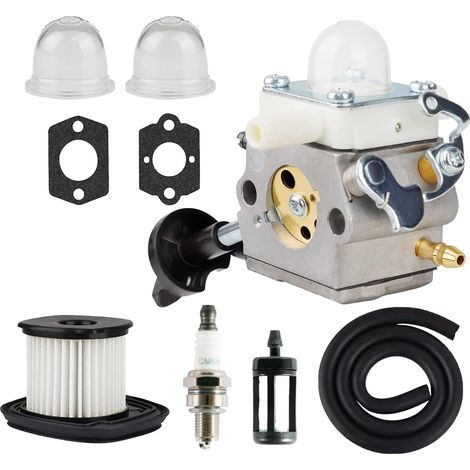 BG86 Carburateur pour Stihl BG86CE BG86Z BG86CEZ Souffleur de feuilles Carb SH86 Carburateur remplacement pour Zama C1M-S261B, Carburateur OEM 42411200616 avec filtre à air Kit de pièces de rechange (1/5)