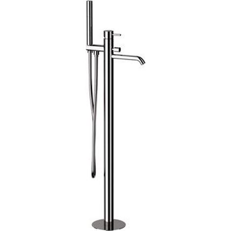 Miscelatore bordo vasca da pavimento cromato - Serie X Style (1/3)