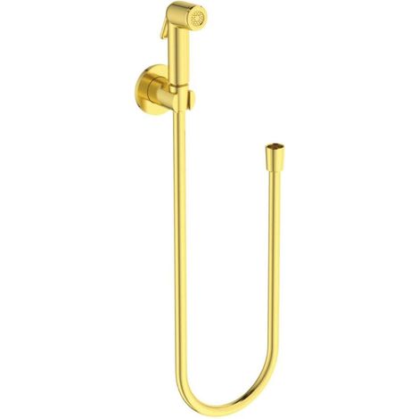 Ideal Standard Idealspray, Doccette Bidet con supporto a parete fisso, Portata da 7,2l/min, Oro spazzolato (1/3)