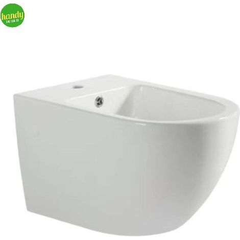 Bidet sospeso in ceramica bianca serie nubes BARBOTTINA (1/3)