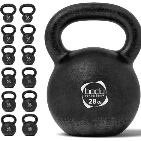 Kettlebell 28kg Gusseisen – Krafttraining Zuhause