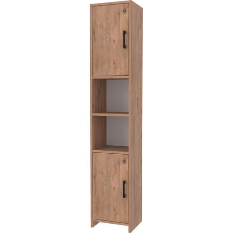 Colonna da cucina 180 x 35 x 30 cm effetto rovere 030009947