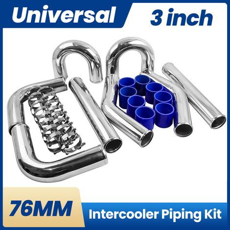 3" Kit De Tuyauterie De Tuyau De Refroidisseur Intermédiaire & 16x Pinces (1/5)