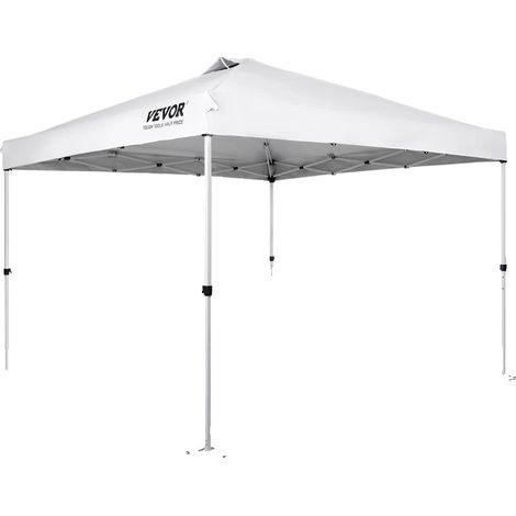 Tenda a baldacchino, protezione UV, ignifuga, 3x3 metri, bianca (1/2)
