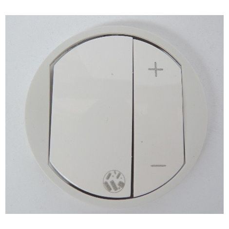 Legrand 067748 Enjoliveur antimicrobien Céliane - interrupteur variateur - blanc
