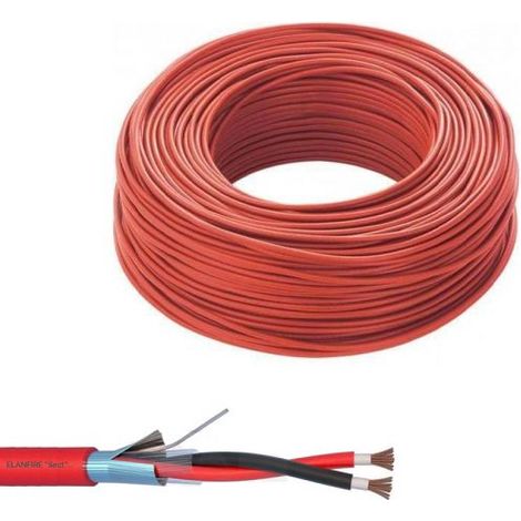 Elan Cavo antincendio 2X0,50 Tw Schermato Rame 100mt - 282051R