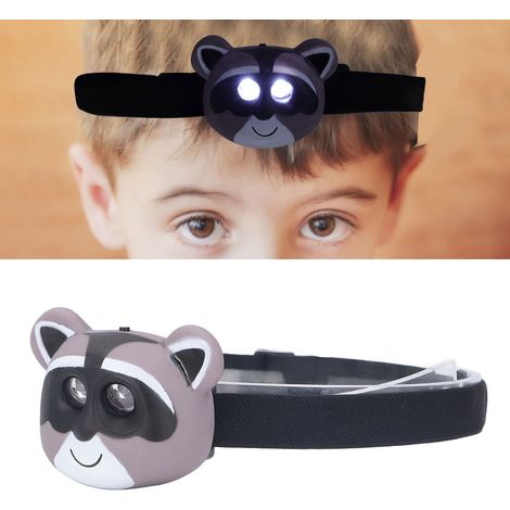 Tierstirnlampe, Kinderstirnlampe, LED-Stirnlampe mit Cartoon-Motiv, Spielzeugstirnlampe für Kinder (1/5)