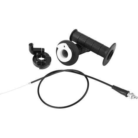 GARRYFIZH Ensemble de câbles d'accélérateur légers en aluminium et caoutchouc de qualité supérieure, 90 cm, noir, pour véhicules Honda XR50, CRF50F, XR70 et CRF70.