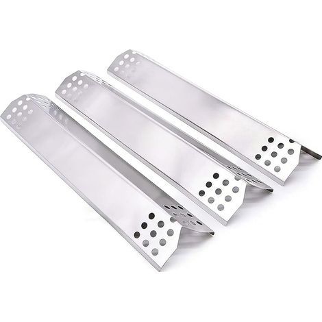 37CM Diffuseur Chaleur pour Char-Broil, Taino 4 Pro, Enders, Broilmaster, ProfiCook, Barbecook Siesta, Landmann, Campingaz, Plaque Chauffante Pièce de Rechange, 3 Paque (1/5)