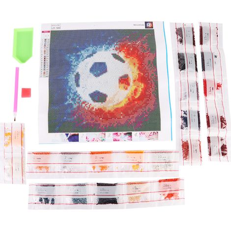Tableau Diamant Football 5D à Compléter Soi-Même - Décoration Murale Sportive (1/5)