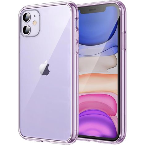 Handyhülle iPhone 11 6,1 Transparent Vergilbungsfrei Kratzfest Lila (1/5)
