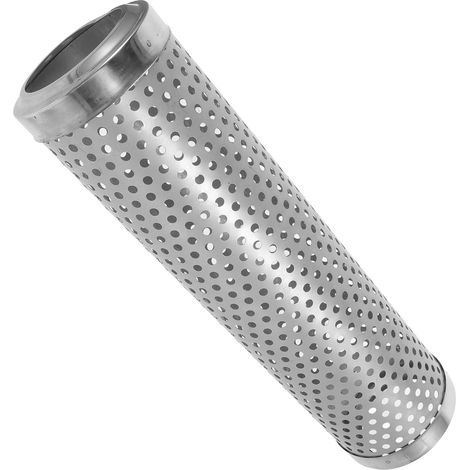Parascintille in metallo argentato per camini in stile rustico, protezione anti-intasamento e ventilazione, accessorio da cucina facile da usare. (1/5)