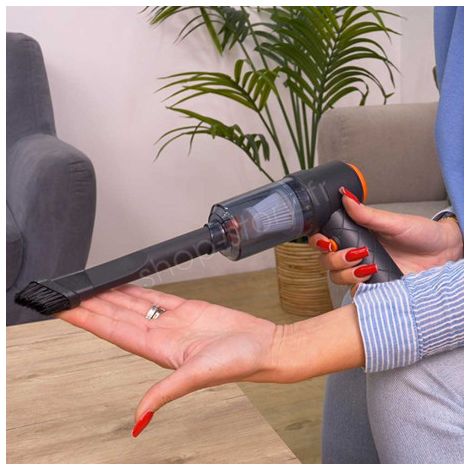 Aspirateur et souffleur sans fil 2 en 1 – Rechargeable via USB – Poids léger 300g – Autonomie jusqu'à 20 min – Accessoires inclus – Shop-Story (1/5)